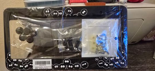 Anime Totoro soot sprites license plate frame