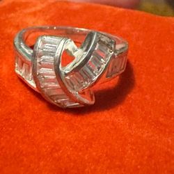 3 Clear Stone 925 Rings 