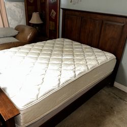 Bed mattress and frame 