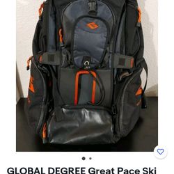 GLOBAL DEGREE Great Pace Ski Boot Outdoor Gear Backpack