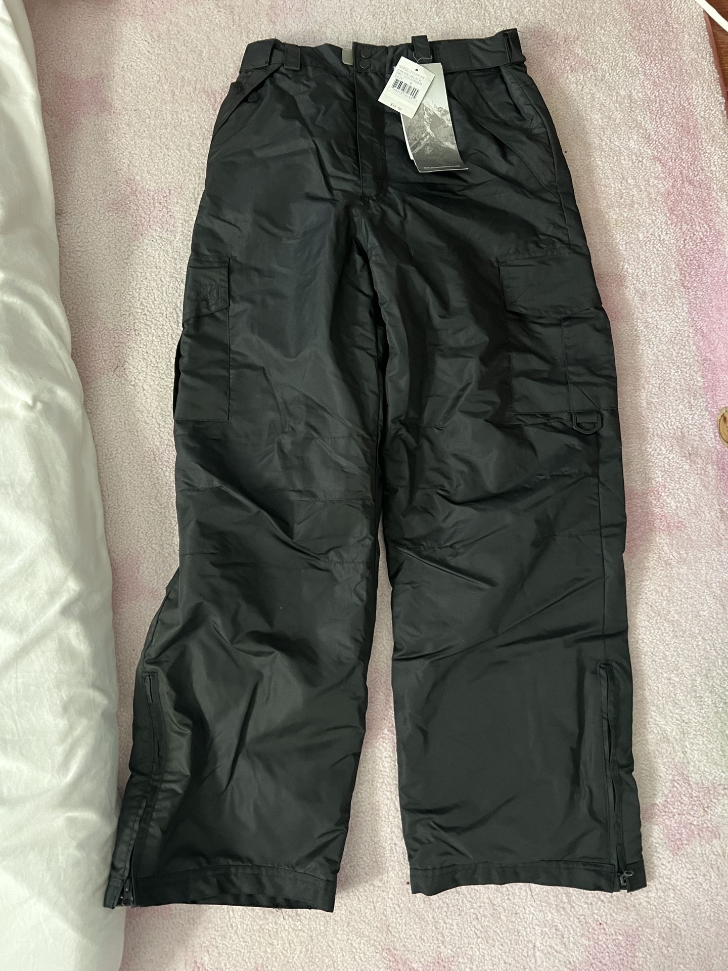 Worldfamoussports Black Medium Snow Pants