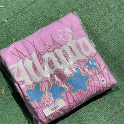 Sp5der Atlanta Pink Hoodie