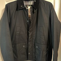Barbour Ashby- Black Waxed Jacket
