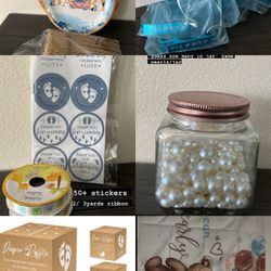 Baby shower/ gender reveal items 