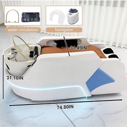 Professional Japanese Hair Spa Massage Bed