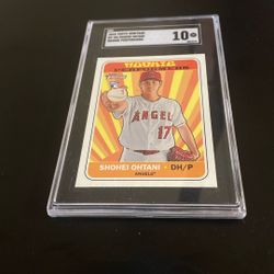 2018 Topps Heritage Shohei Ohtani Rookie SGC 10