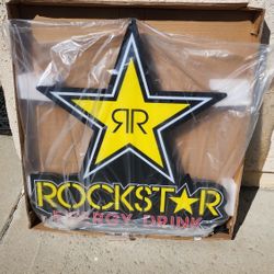(New) Rockstar Energy Drink Light Up Sign
