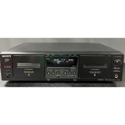 Sony TC-WE475 Dual Cassette Deck Tape Recorder. Stereo twin tape deck. 