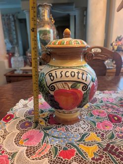 Biscotti Jar with lid