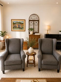 💫Set of 2 Wingback Chairs-Delivery Available🚚