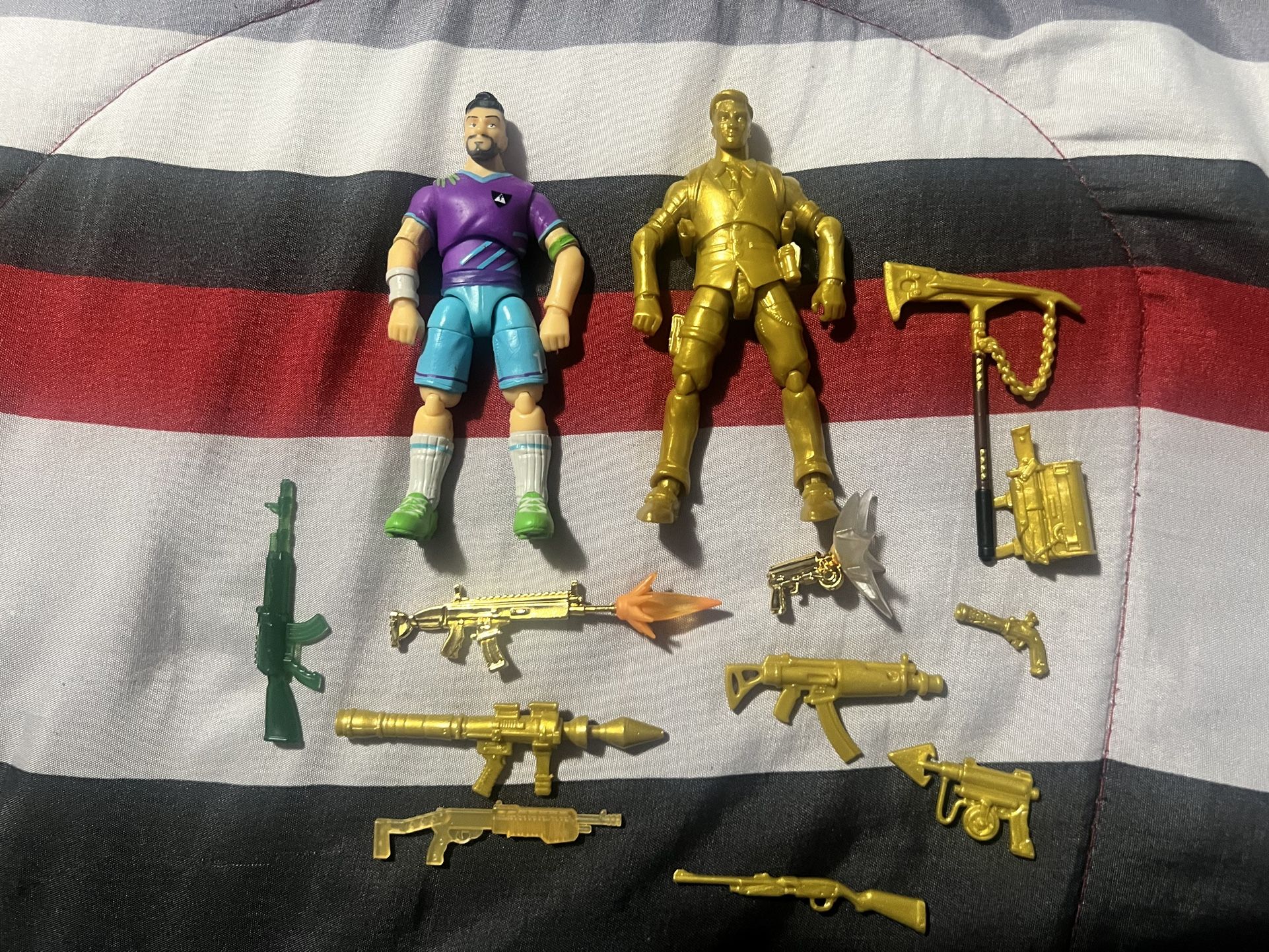 Fortnite Golden Midas And Midfield Maestro Figure