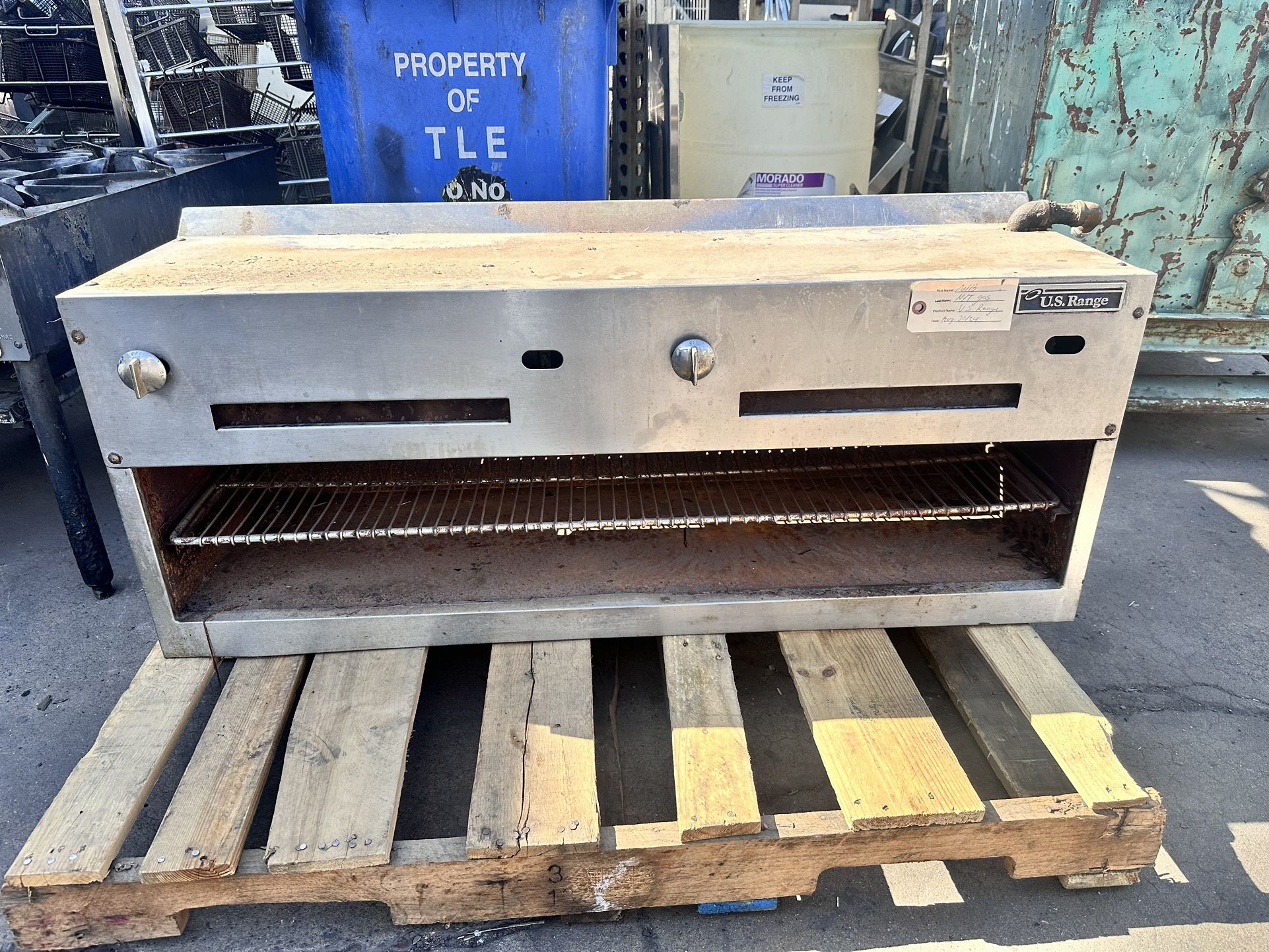 Us Range Cheese Melter Natural Gas