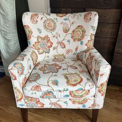 Colette Nailhead Wingback Wide Armchair