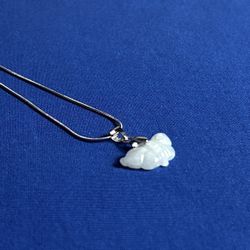 Butterfly Jade Pendant Necklace Natural Jadeite Symbol of Transformation Grace Protection Pendant expertly carved from pure jade