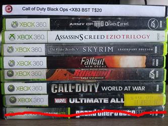 Xbox 360 Games Lot (💲15 Each Firm )
