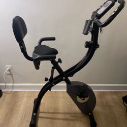 Stationary bike With Resistance Bands