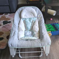 Ingenuity Keep Cozy 3-in-1 Grow with Me Vibrating Baby Bouncer, Seat & Infant to Toddler Rocker, Vibrations & -Toy Bar, 0-30 Months Up to 40 lbs (Weav