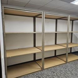 Heavy Duty 4 Tier Boltless Storage Racks 48 in W x 30 in D Shelving Stronger Than Homedepot Lowes And Costco Delivery Available
