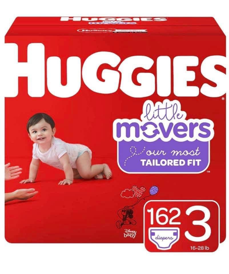 Huggies Little Movers size 3 diapers- pañales