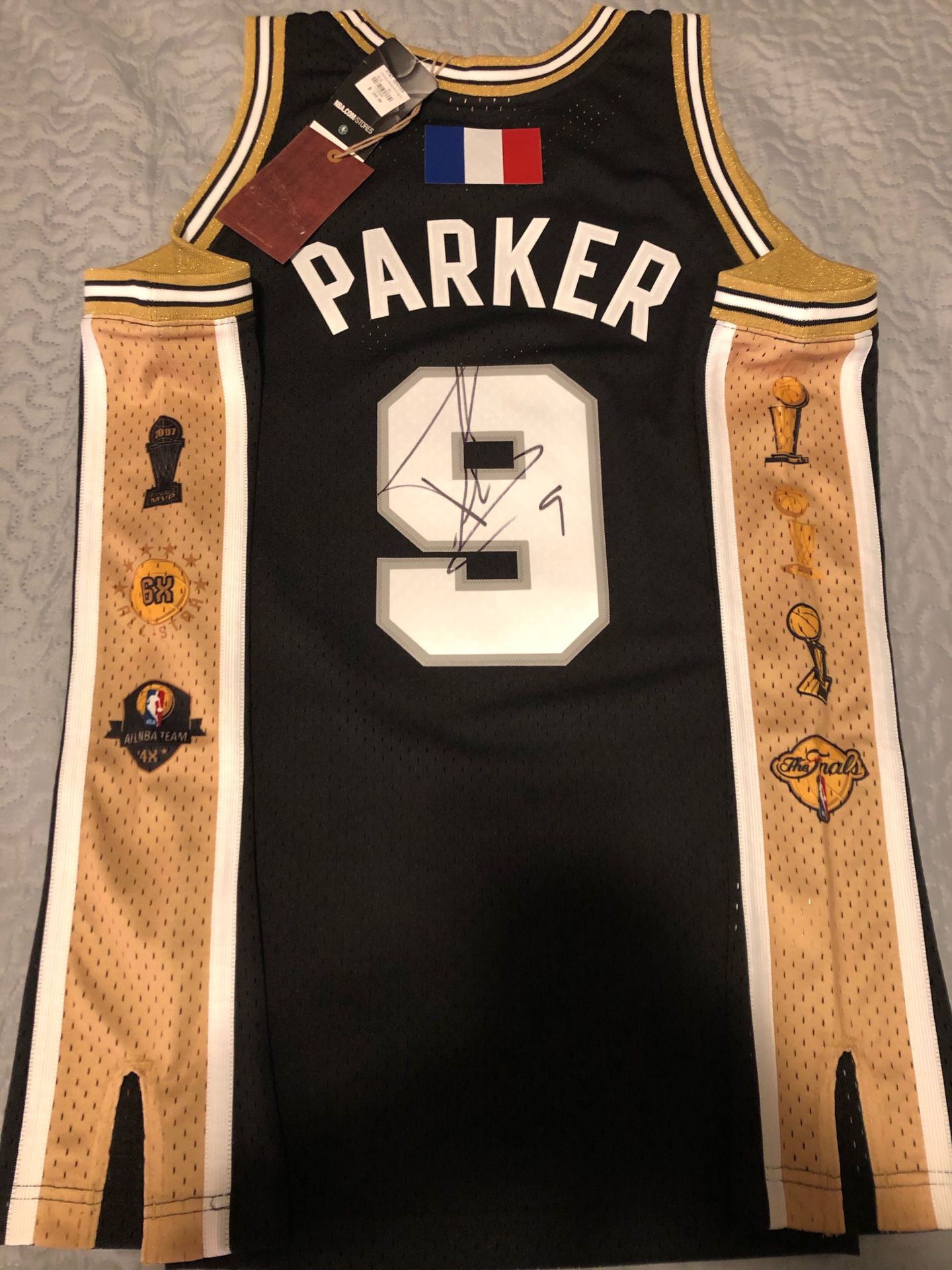 Tony Parker retirement jersey “ rare “ limited