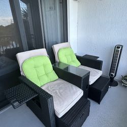 Out Door Sofa With Leg Extension 