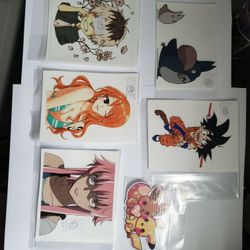 6 Car Decals