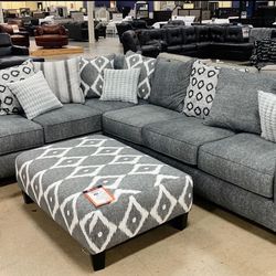 Stone wash sectional