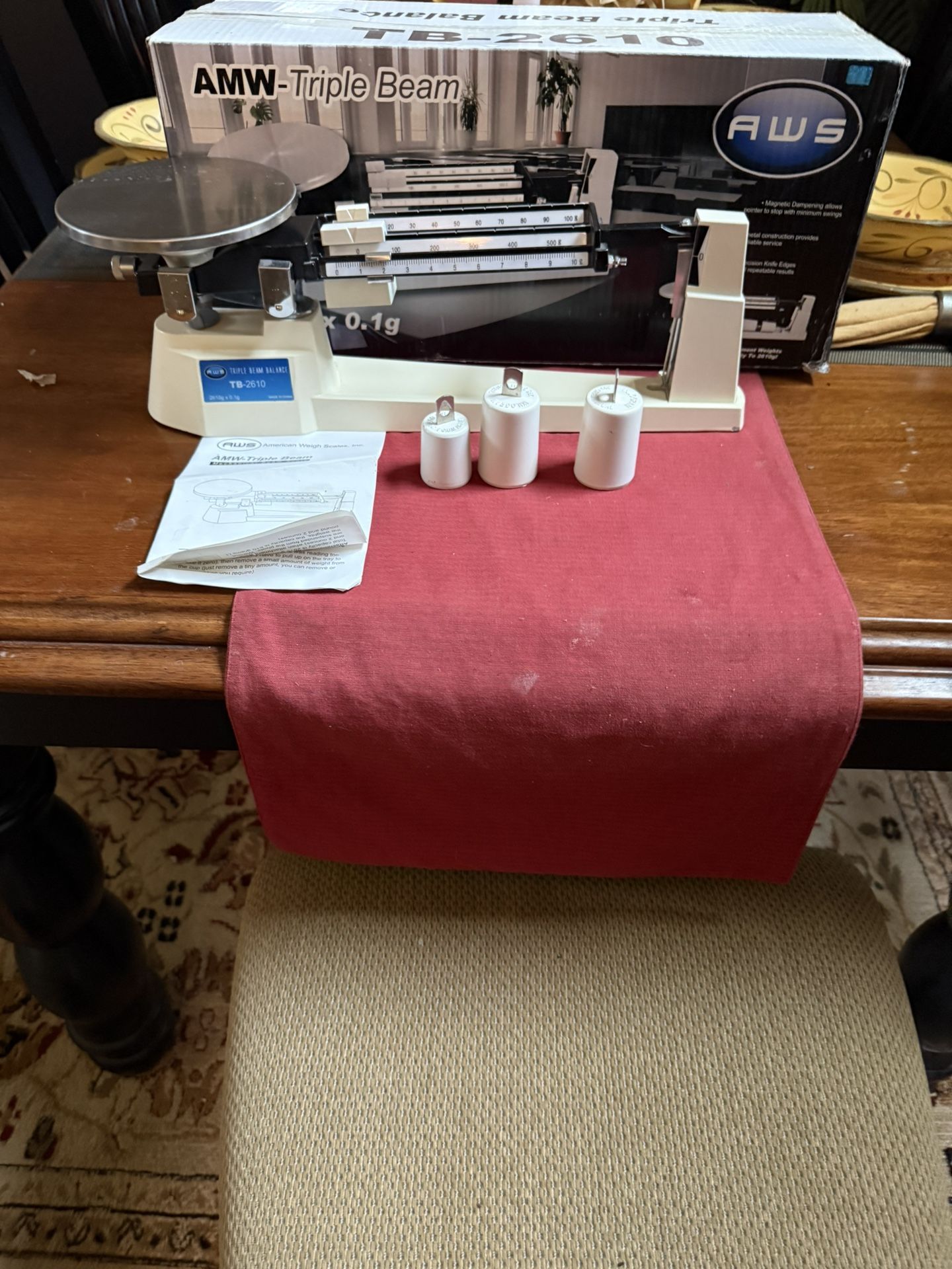 AWS  TB-261 Triple Beam Scale 