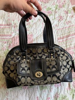 Coach Vintage Hampton Signature Miranda Domed Satchel