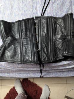 Leather bustier