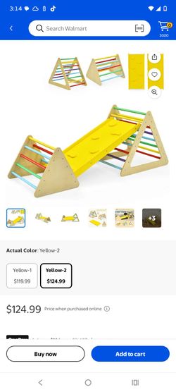 3 in 1 wooden pikler