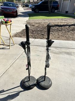 Twin Standing Lamps (Read description)