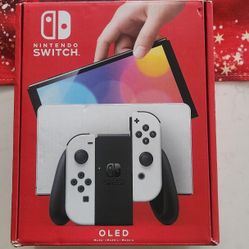 Nintendo switch OLED model - black and white