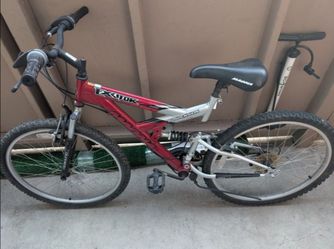 Red and Grey Bike
