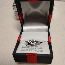 Sapphire Sterling Silver Ring New Price