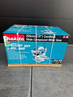 Makita 40V max XGT Brushless Cordless 10 in. Dual-Bevel Sliding Compound Miter Saw Kit, AWS Capable (4.0Ah)