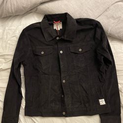 Iron And Resin Rambler Corduroy Trucker Jacket - Black XL