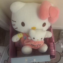 Hello Kitty And Baby Plushie