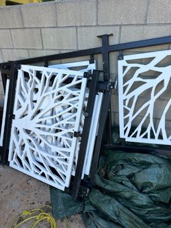 Metal fence