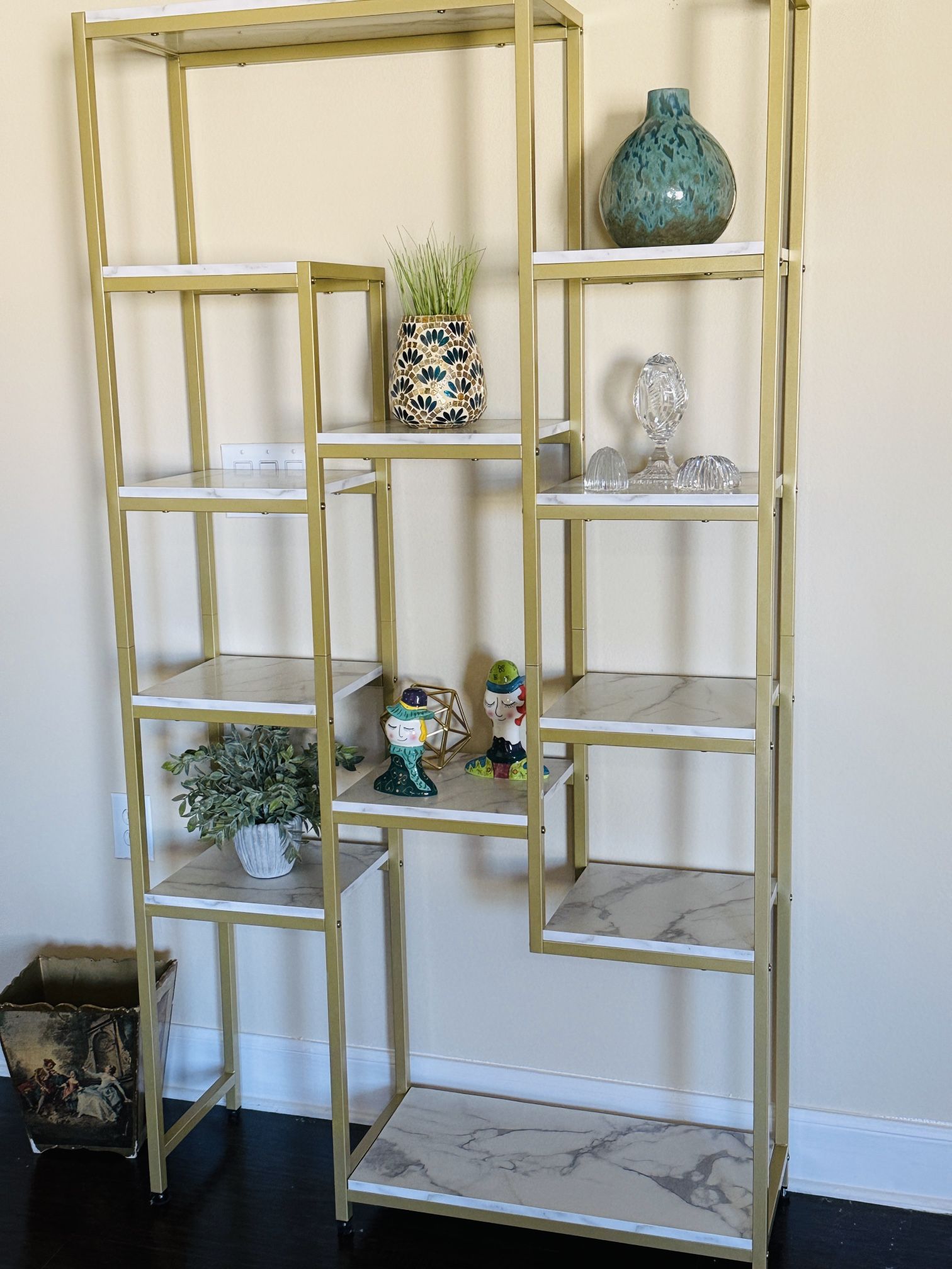 Modern Freestanding Shelves Bookcase Display