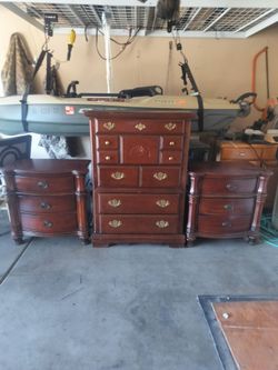 Dresser..All Wood..5 Drawers..52 by 35 by 18..Good Shape