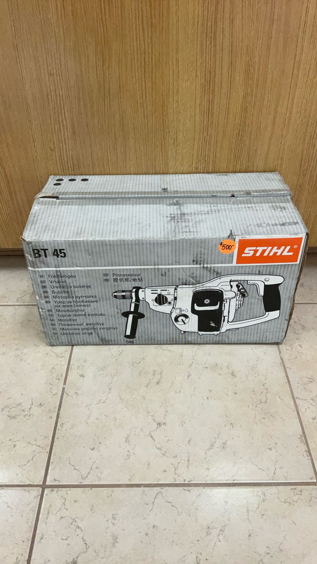 STIHL BT 45 EARTH AUGER (BORING DRILL).