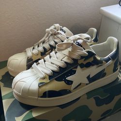 BAPE Skull Sta Yellow 