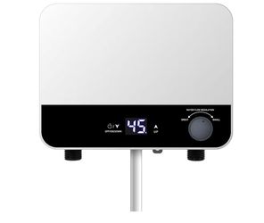 100% Brand New in box Tankless Water Heater Electric 110v,3500W Instant Hot Water Heater With Automatic Control System Touch Digital Display