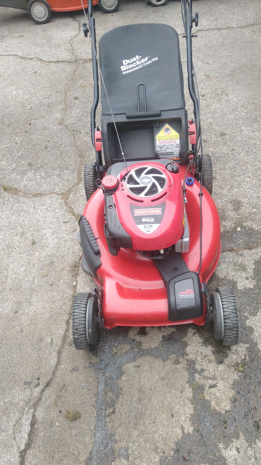 22in Craftsman front wheel drive lawn mower