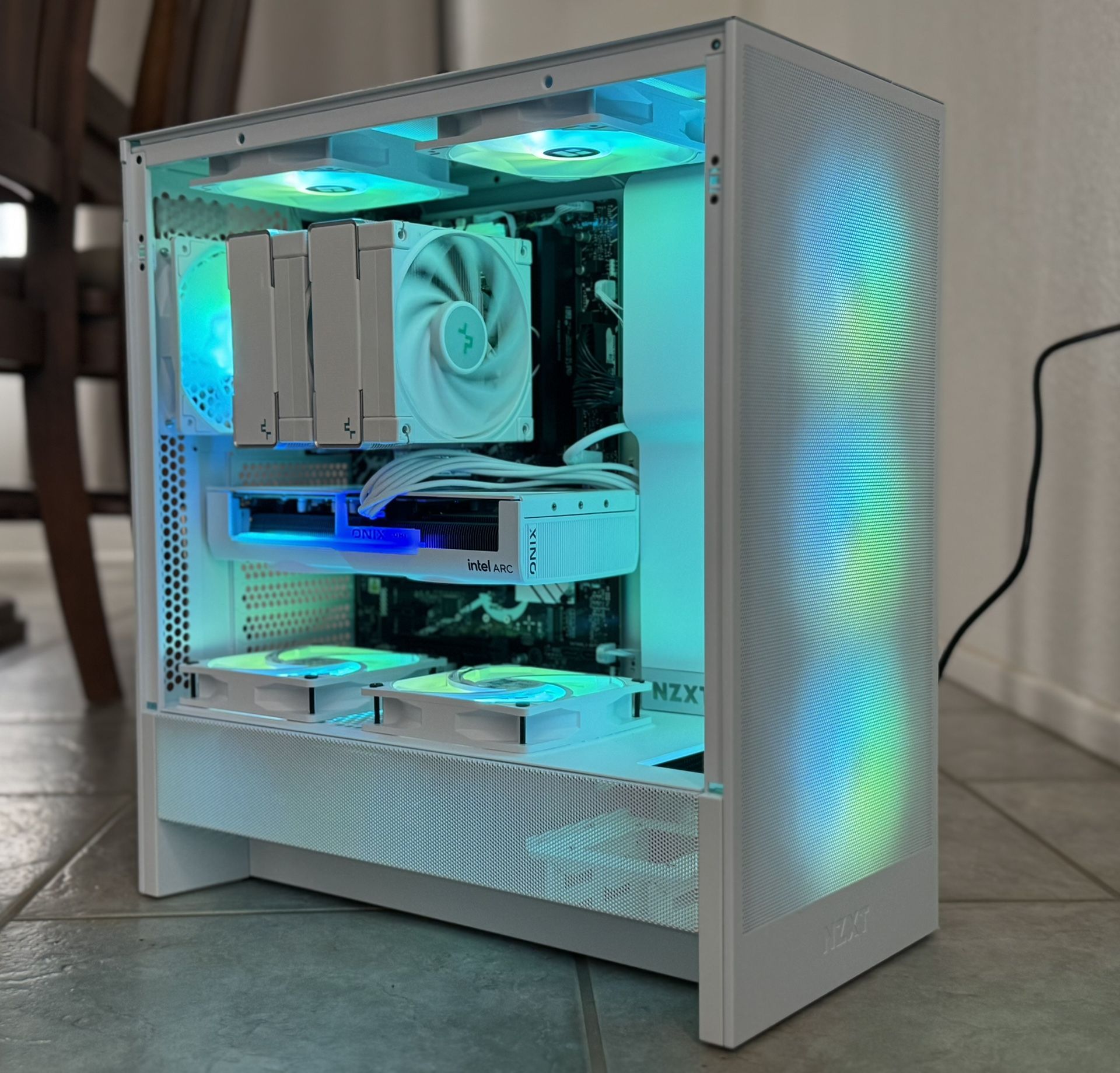 BLACK FRIDAY DEALS!! White Gaming PC | i5-14600K + Intel Arc B580 + 32GB DDR5 + 2TB NVMe | 200+ FPS on Fortnite