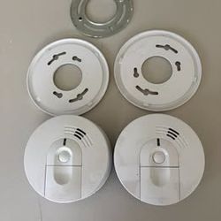 2 FireX Hardwired Smoke Alarms w/ Battery Backup – Model i4618AC