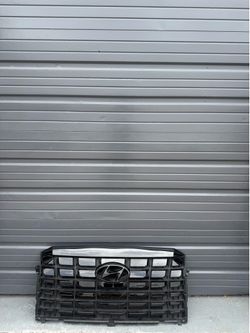 HYUNDAI PALISADE ORIGINAL FRONT BLACK GRILLE 2023/2024/2025