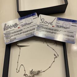 Diamond Ring And Necklace Set