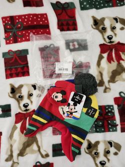 Mickey Mouse Beanie With Glove 